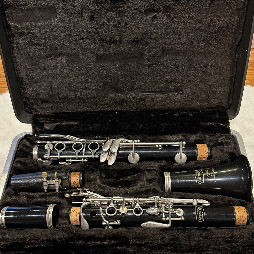 Bundy resonate clarinet in padded hard case
